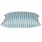Dandi Pale Aqua Blue / Green & White Striped Cushion Cover 40x40cm