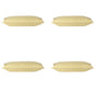 Pack of 4 Dandi Mustard Yellow & White Rectangle Cushion Covers