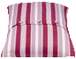 Coste Fuchsia 50x50cm Striped Cushion Cover