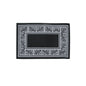 Newton Rubber Backed Non Slip Bath Mat 40 x 60cm Black