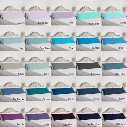 Artex 100% Cotton Body Pillowcase Aubergine