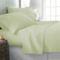 400TC Cotton Sateen Sheet Set Queen - Ivory (with a Hint of Green)