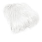 Mia Luxury Long Hair Faux Fur Throw Rug 127 x 152 cm White