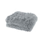 Lucia Nutural Collection Shaggy Throw Rug 127 x 152cm Grey
