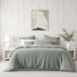 Bianca Kahlani Sage Waffle Quilt Cover Set King