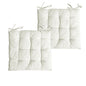 Set of 2 Colter Cotton Chair Pads Cream