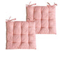 Set of 2 Colter Cotton Chair Pads Salmon
