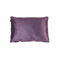 KAAT Amsterdam Boline Aubergine Velvet Oblong Filled Cushion 40cm x 60cm