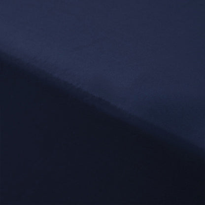 Accessorize 400TC Navy Bamboo Cotton Fitted Sheet 40cm Wall Single
