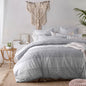 Vintage Design Homewares Betty Silver Quilt Cover Set Queen