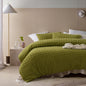 Vintage Design Homewares Parquet Cacti Green Polyester Cotton Quilt Cover Set Queen