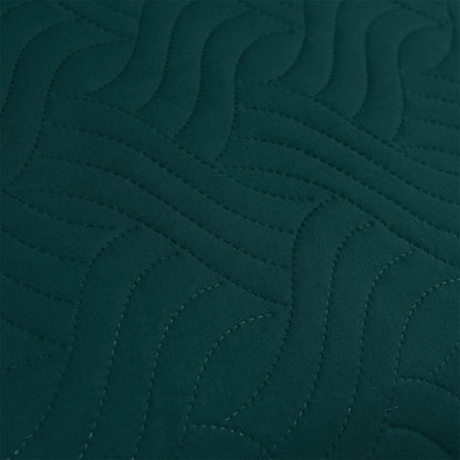 Ardor Asher Deep Teal Embossed Vintage Washed Quilt Cover Set King