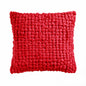 Shoreham Appliqued Filled Cushion - Red