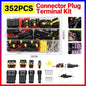 352PCS 12V Waterproof Electrical Wire Connector Plug Terminal Kit 1/2/3/4 Pin
