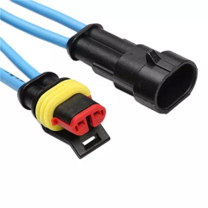 352PCS 12V Waterproof Electrical Wire Connector Plug Terminal Kit 1/2/3/4 Pin