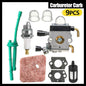 Carburetor Carb Air Fuel Filter Set For Stihl Fs38 Fs45 Fs46 Fs55 Fs80 Fs85 Km55