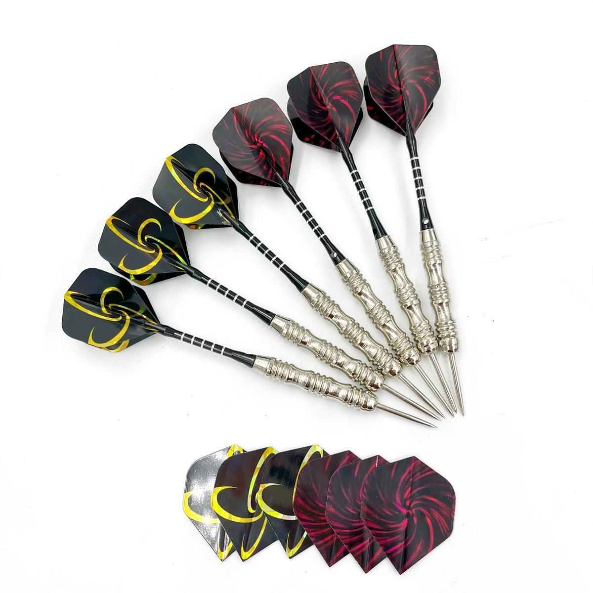 12Pcs 23.2g Iron Tip Dart Set with Aluminum Barrel and Case