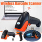 Wireless Barcode Scanner 2D QR Code Handheld Reader for Supermarket Warehouse