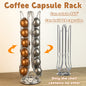 24 Coffee Capsule Holder Rack Storage Stand Pod Display Organizer Shelf Kitchen