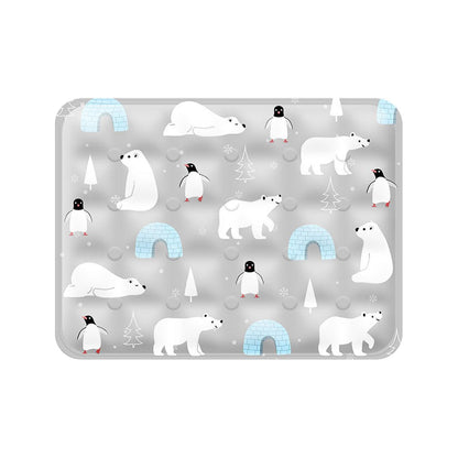 Cooling Ice Mat for Pets Summer Dog and Cat Cooling Pad Comfortable Pet Bed - Green - 60x90cm