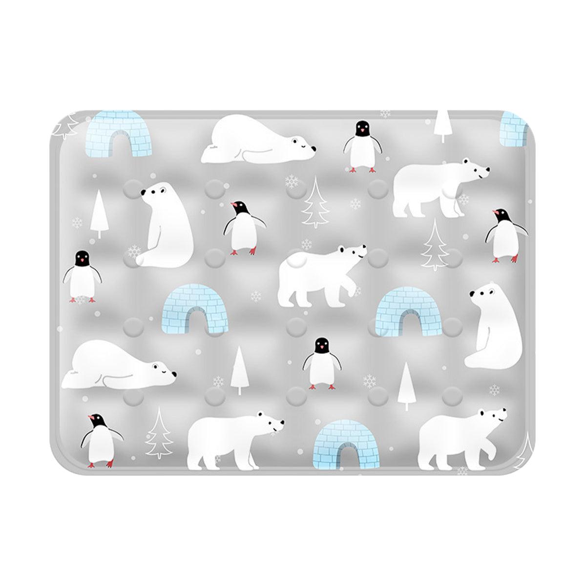 Cooling Ice Mat for Pets Summer Dog and Cat Cooling Pad Comfortable Pet Bed - Green - 60x90cm