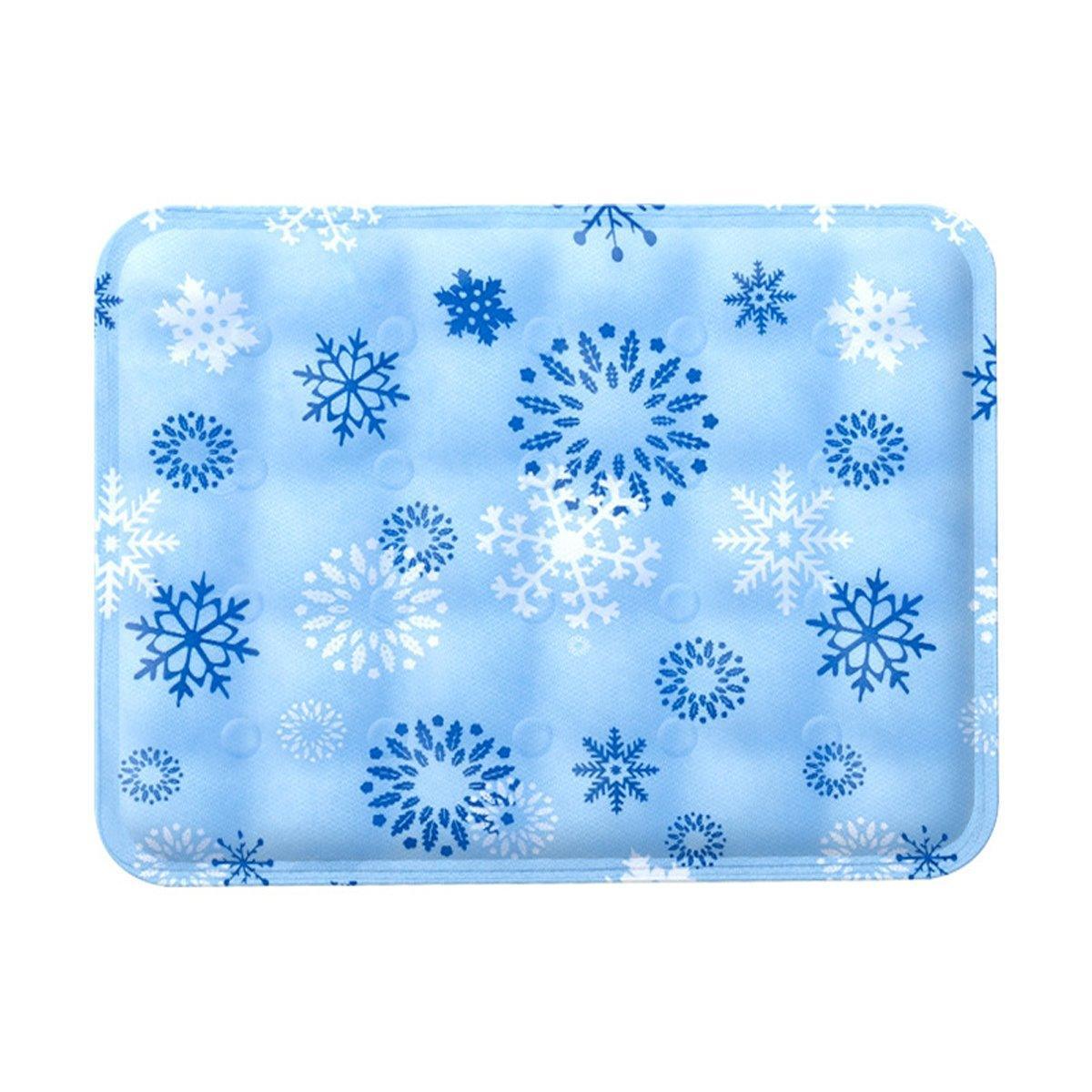 Cooling Ice Mat for Pets Summer Dog and Cat Cooling Pad Comfortable Pet Bed - Yellow - 60x90cm