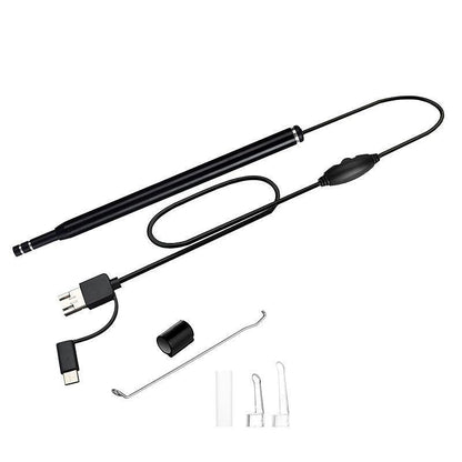 Led Ear Camera Cleaner Endoscope Otoscope Scope Pick Ear Wax Removal  Scoop Tool