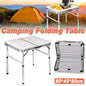 Portable Folding Table Outdoor Picnic Camping Barbecue Lightweight Travel Desk