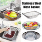Stainless Steel Telescopic Sink Basket Multi Purpose Fruit Vegetable Strainer