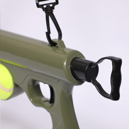 Interactive Pet Tennis Ball Launcher Toy for Training and Play Supplies Fun