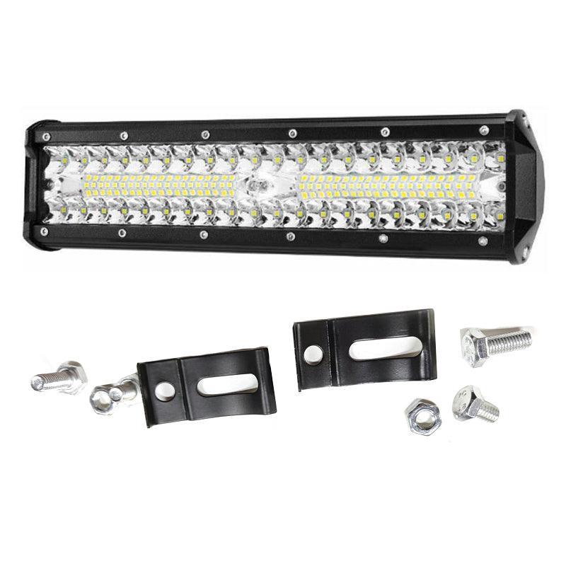 12 Inch Cree Led Light Bar Side Shooter Combo Beam Work Driving Offroad 4Wd