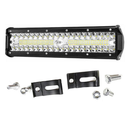 12 Inch Cree Led Light Bar Side Shooter Combo Beam Work Driving Offroad 4Wd