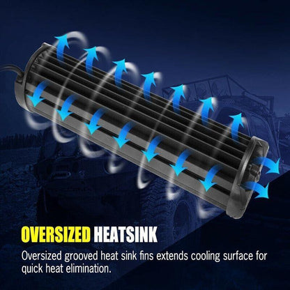 12 Inch Cree Led Light Bar Side Shooter Combo Beam Work Driving Offroad 4Wd