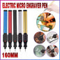 Tool Ceramic Metal Wood Engraving Pen Glass Electric Micro Engraver Diamond - Blue