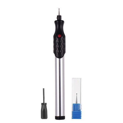 Tool Ceramic Metal Wood Engraving Pen Glass Electric Micro Engraver Diamond - Blue
