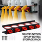 Car Wash Spray Bottle Holder Wax Abrasive Rack Wall Mount Detailing Storage Rack