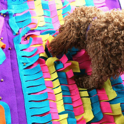 Dog Pet Nose Training Sniffing Pad Toys Blanket Game Feeding Cushion Snuffle Mat