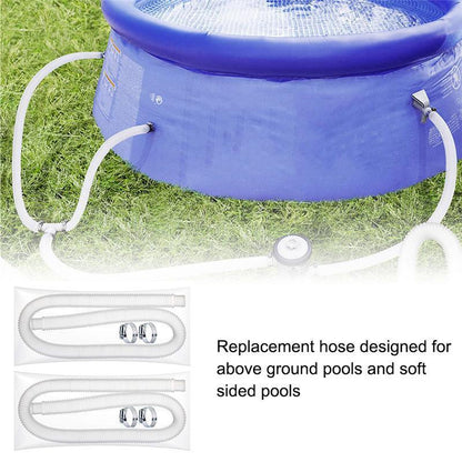 2 x Genuine Intex Hose Pipe for Above Ground Swimming Pool Pump Filter 32mm