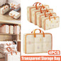 4pcs Large Capacity Quilt Storage Bags for Clothes Luggage Moving Organising Bag