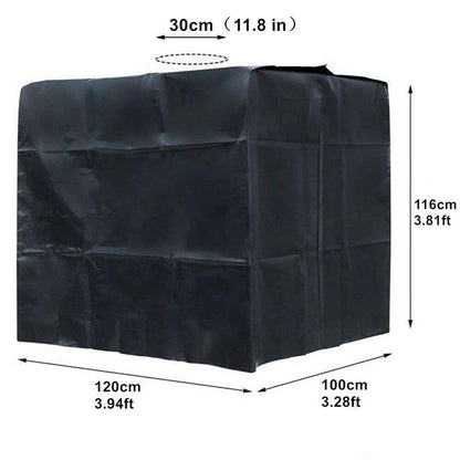 1000L IBC Water Tank Cover UV Resistant Oxford Hood for Outdoor Use