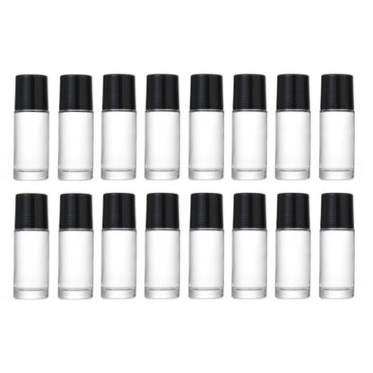 16X Clear Glass Roll On Bottle 30ml Extra Large Roller Ball Perfume Oil Underarm