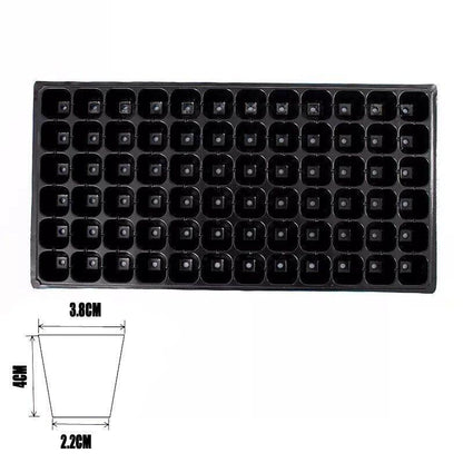 12PCS 72 Cell Seedling Trays Nursery Propagation Inserts for Plant Starter Growing