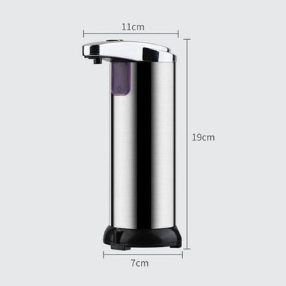 Automatic Soap Liquid Dispenser Handsfree Touchless IR Sensor Hand Wash Steel