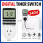 240V Digital Programmable Timer Switch Plug In Socket Power Clock AU Plug