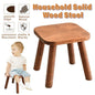 Wooden Short Stool Living Room Shoe Changing Stool Home Furniture Seat