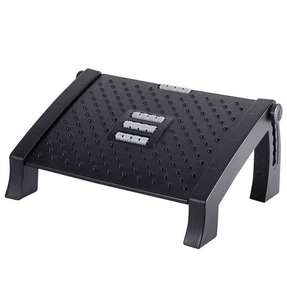 1PC Adjustable Office Foot Rest Pedal Stool Sofa Leg Support for Home or Desk Use - White