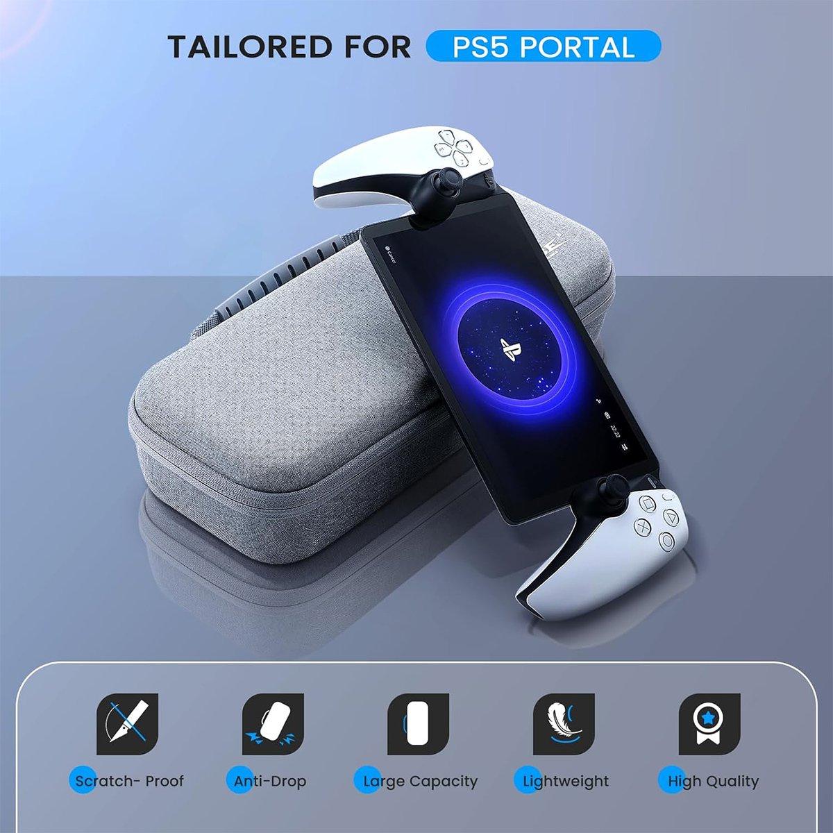 PS5 Portable Carrying Case Handheld Organiser Bag for Console and Accessories