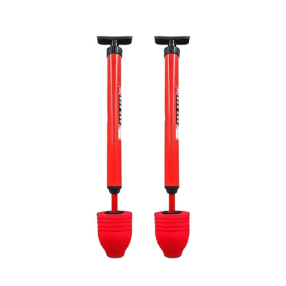 2PCS Toilet Plunger Vacuum Pump Powerful Clog Remover Sewer Drain Unclogging Tool