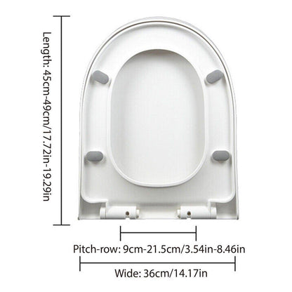Toilet Seat Cover Universal Toilet Lid Cover Replacement Bathroom Seat Cover