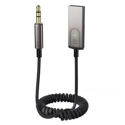 Wireless Bluetooth 5.0 Receiver Dongle Car Aux 3.5Mm Adapter Cable